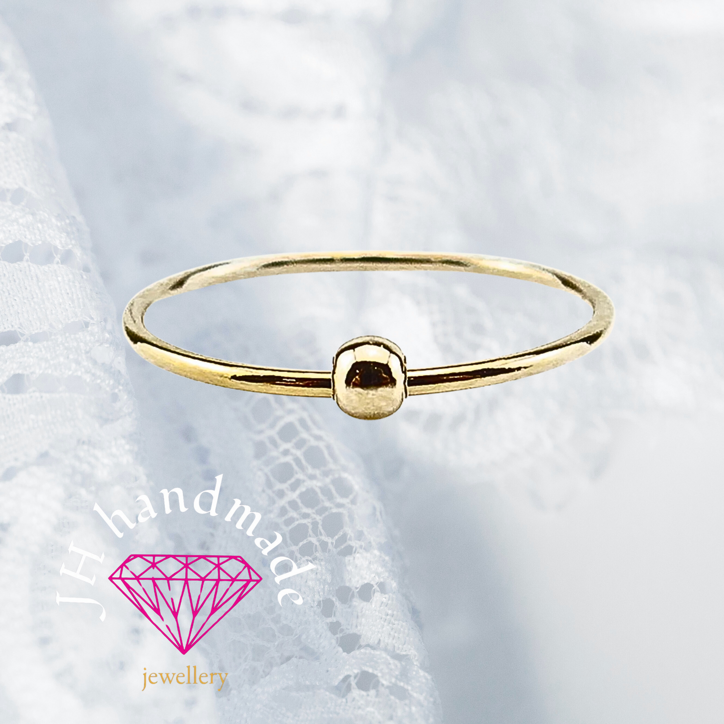 9ct Solid Gold Anxiety/ Fidget/ spinner Ring Handmade