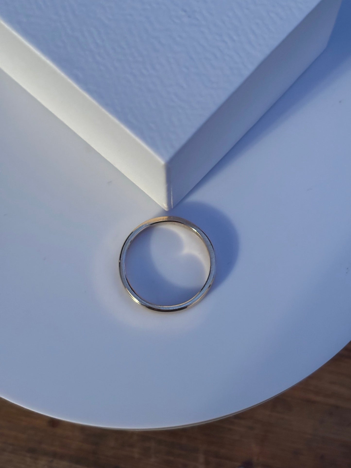 9ct Solid Gold Classic Flat Wedding Ring Handmade