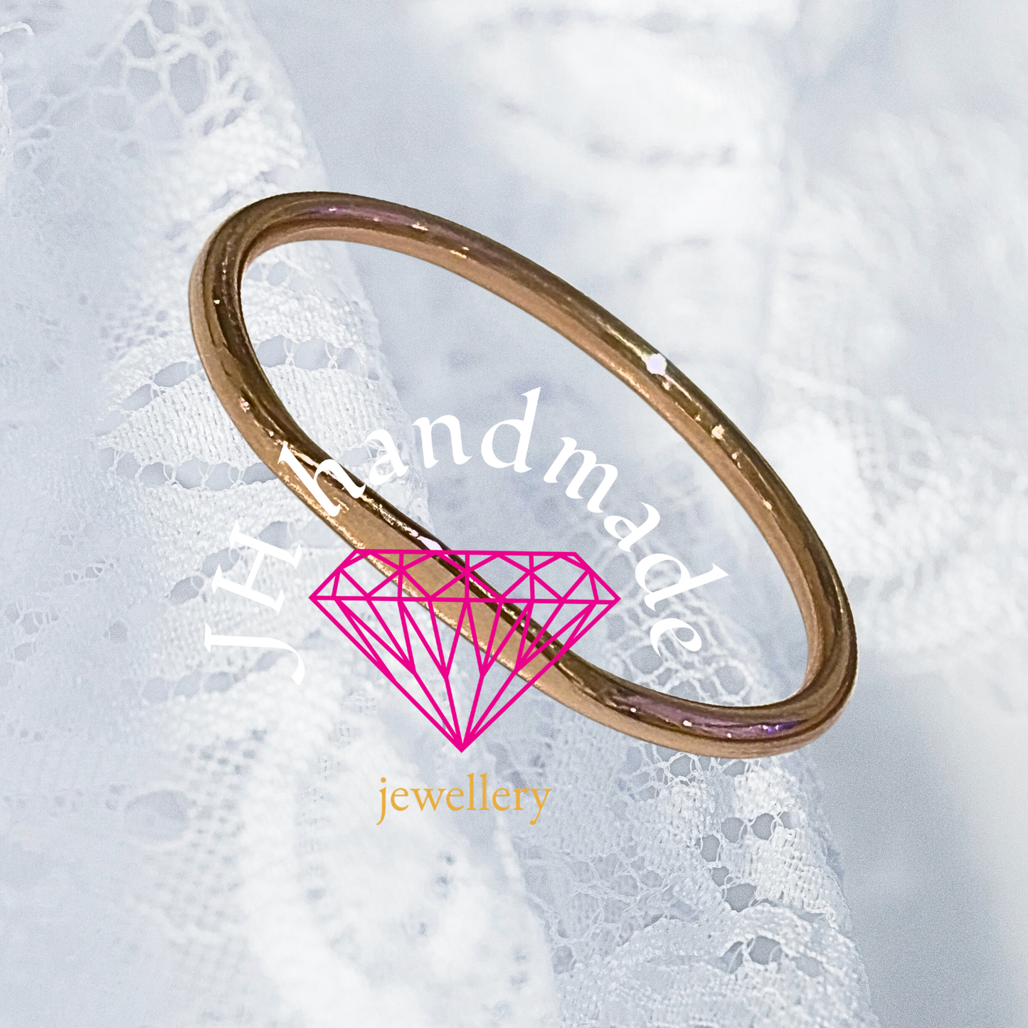 9ct Solid Gold Minimalist Signet Ring