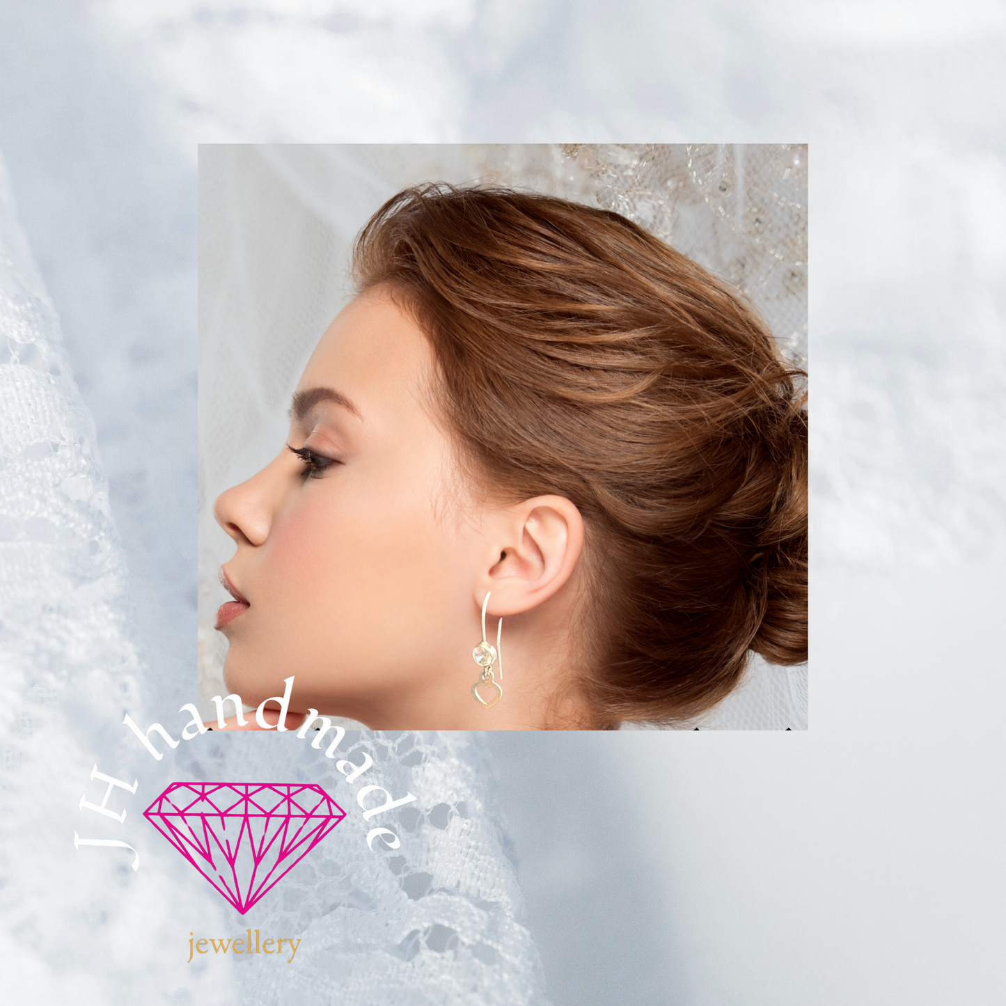 Solid Silver Drop Earrings Handmade