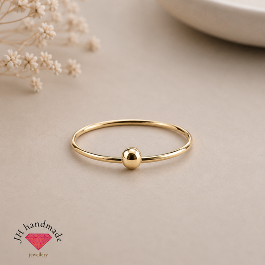 Solid Gold Anxiety/ Fidget/ spinner Ring Custom Made 9CT yellow Gold