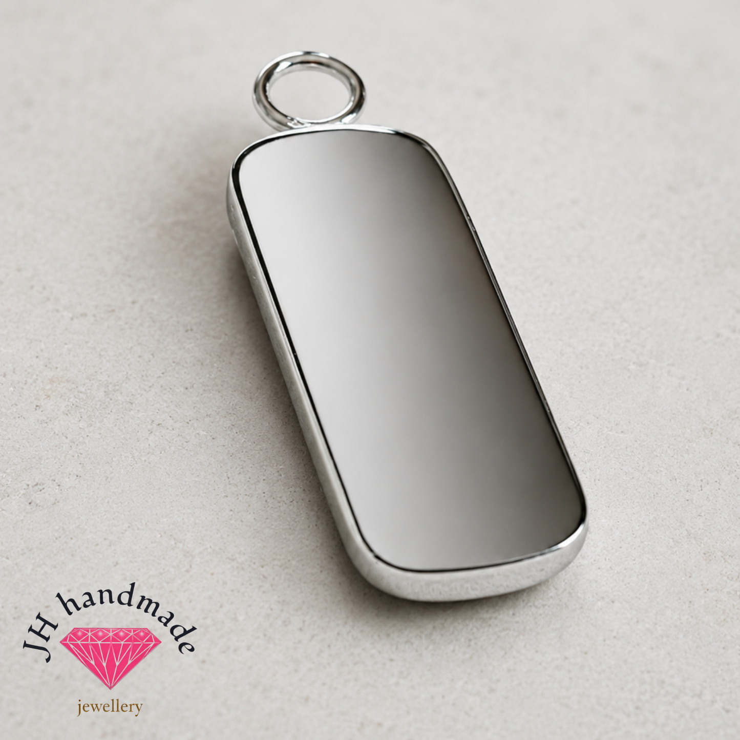 Solid Silver Ingot Pendant Custom Made