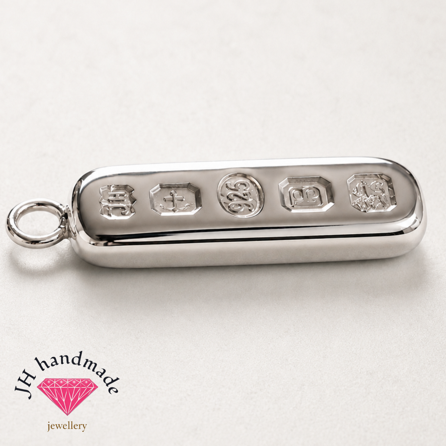 Solid Silver Ingot Pendant Custom Made